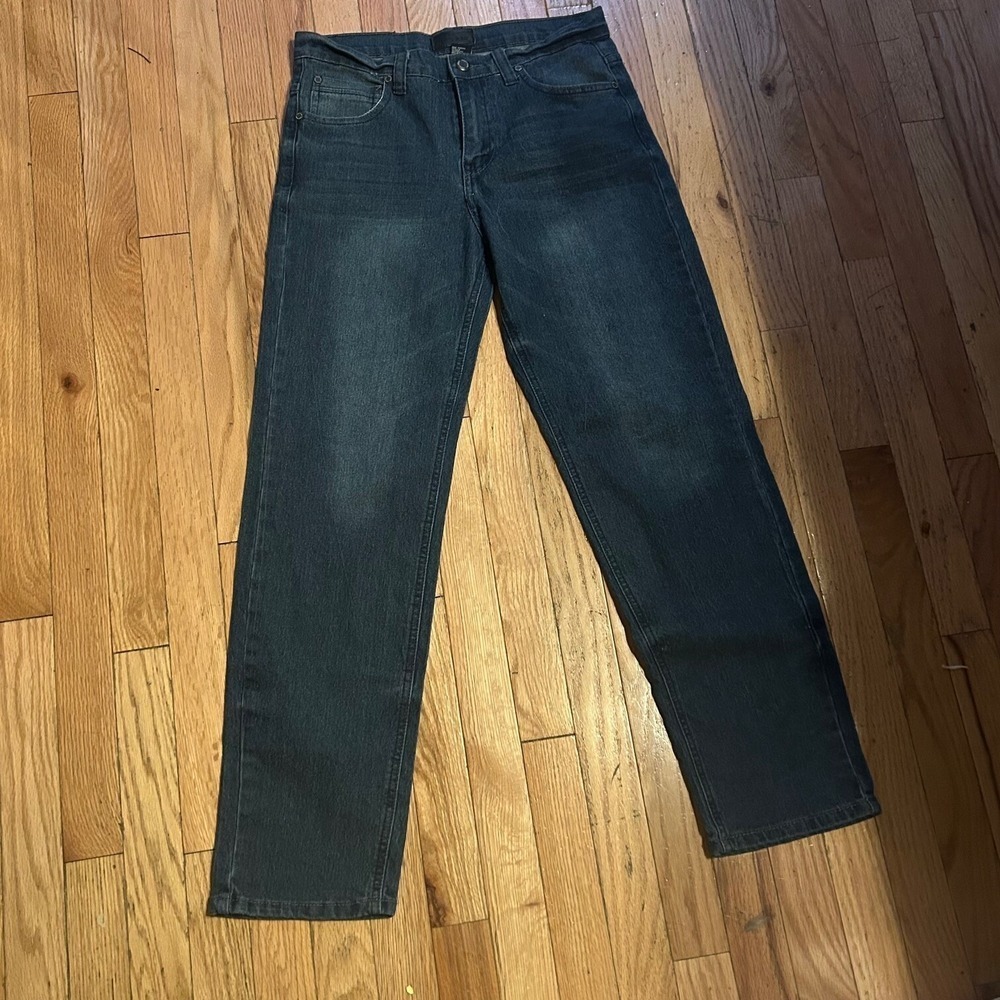 Steve's Jeans Dark Wash Denim Straight Leg Stretch Size 16 T37-3